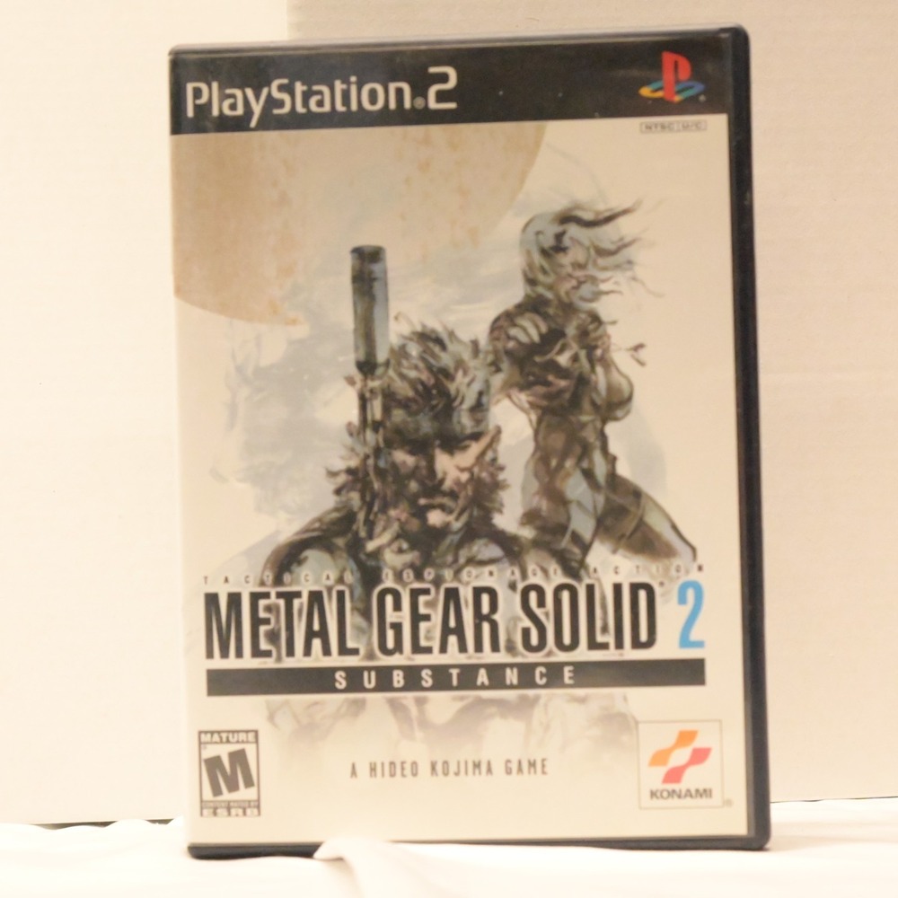Metal Gear Solid 2 Substance CIB Sony PS2 Complete w/ Case Manual Disc